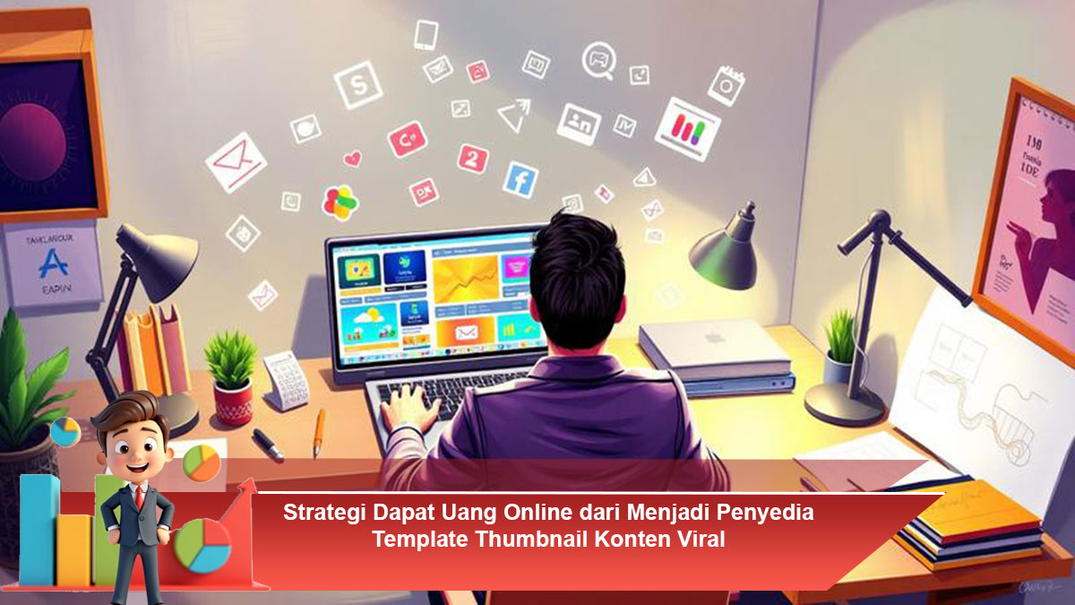 Strategi Dapat Uang Online dari Menjadi Penyedia Template Thumbnail Konten Viral