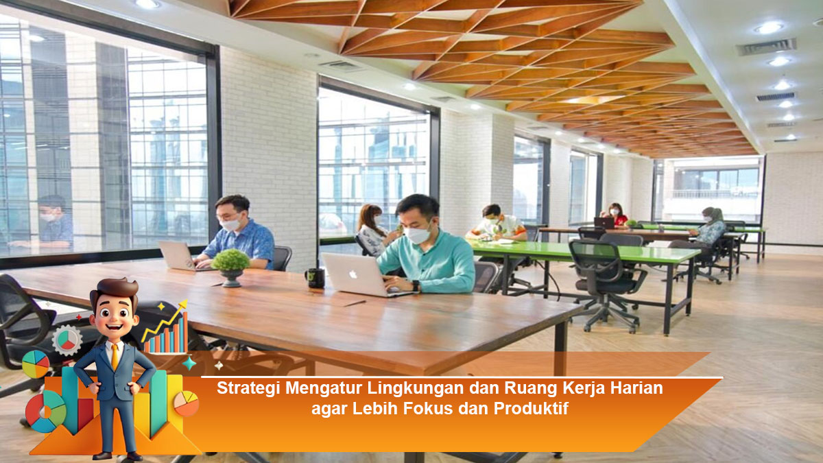 Strategi Mengatur Lingkungan dan Ruang Kerja Harian agar Lebih Fokus dan Produktif