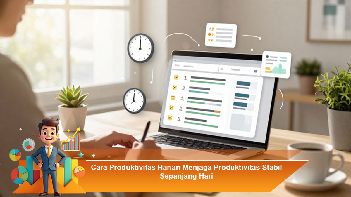 Cara Produktivitas Harian Menjaga Produktivitas Stabil Sepanjang Hari